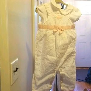 Janie and Jack one piece with undershirt